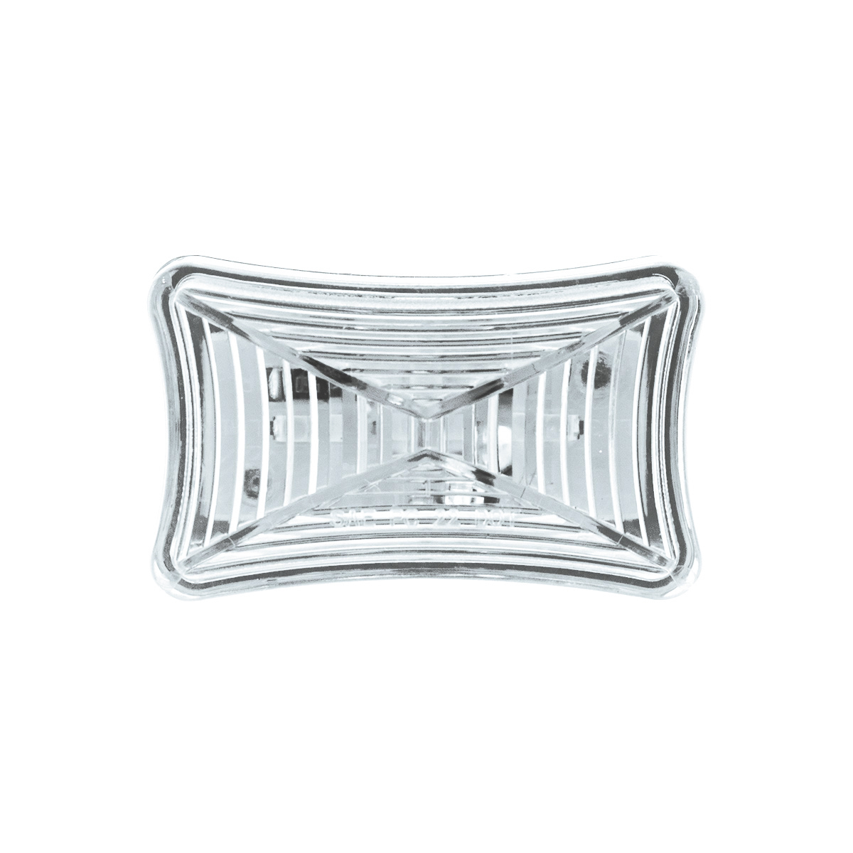 3 LED Rectangular Auxiliary Light-White LED/Clear Lens