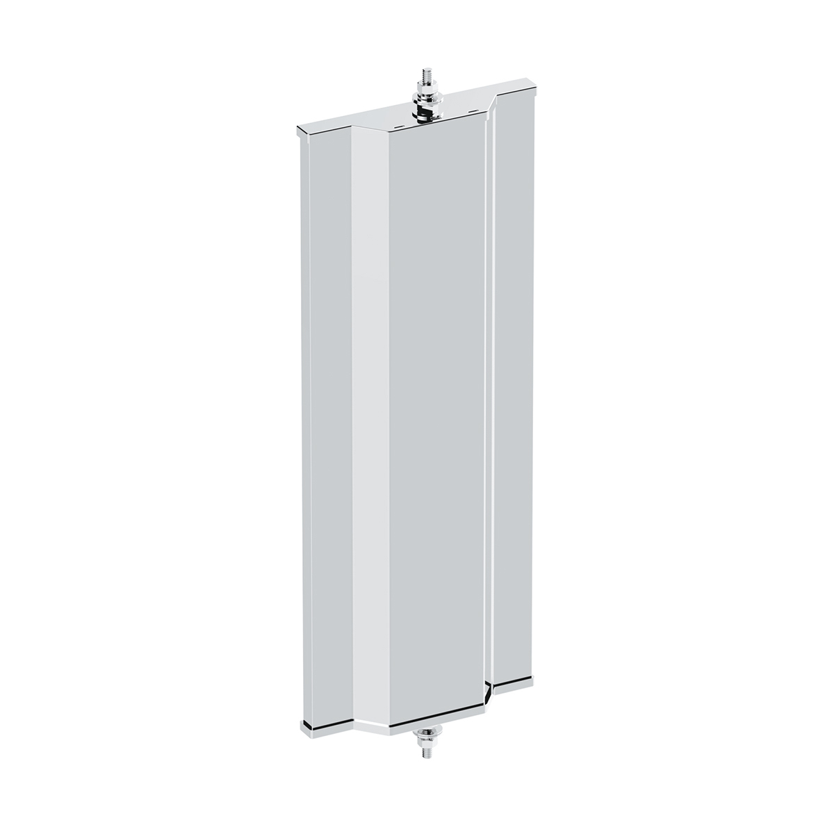 6" X 16" 430 Stainless Steel West Coast Mirror - Non Heated