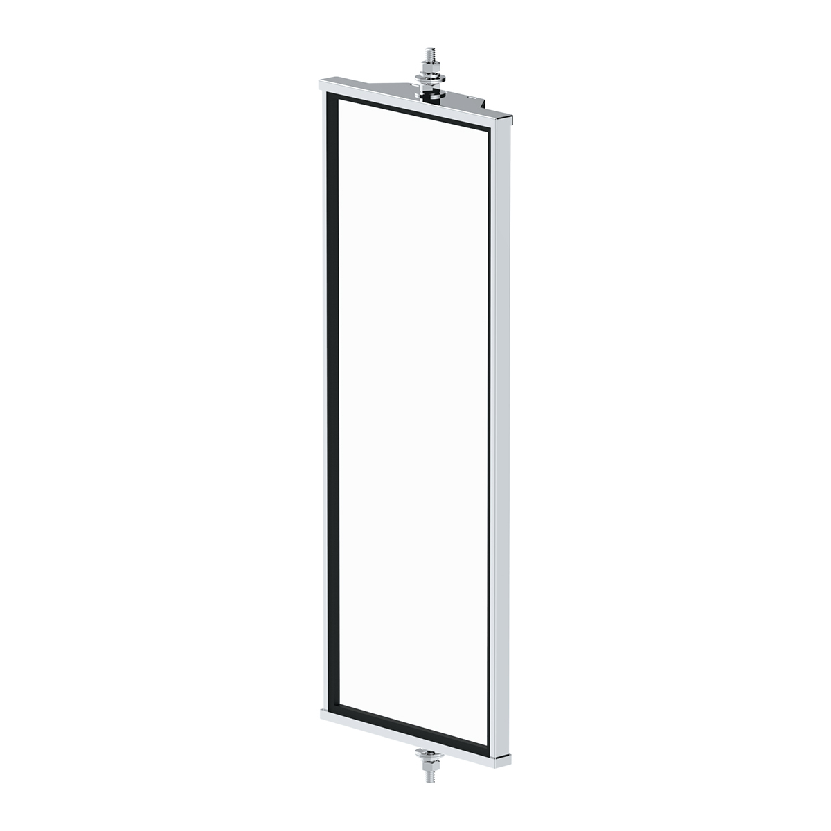6" X 16" 430 Stainless Steel West Coast Mirror - Non Heated
