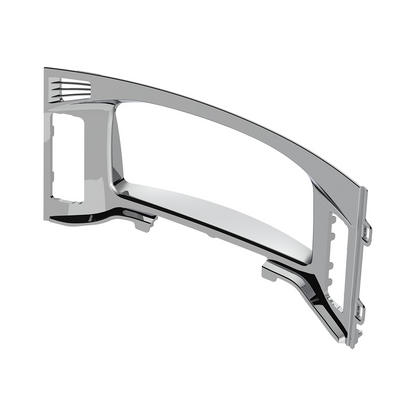 Chrome Plastic Center Dash Instrument Bezel For 2018-2023 Freightliner Cascadia