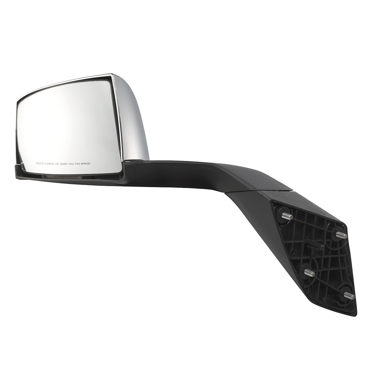 Chrome Hood Mirror Assembly For 2004-2014 Volvo VN/VNL - Driver