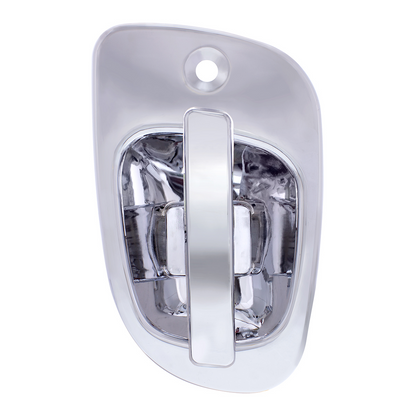 6 Red LED Chrome Door Handle Cover for Freightliner - Passenger