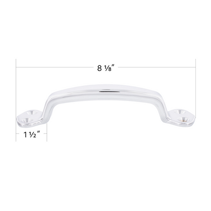 Chrome Die Cast Grab Handle Kit With Mounting Hardware