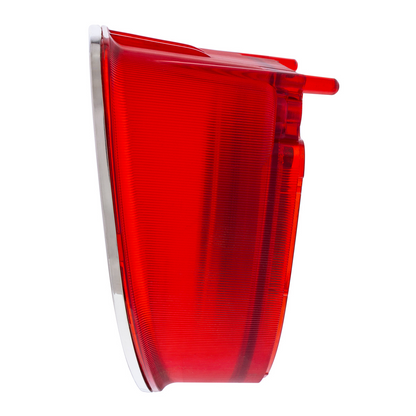 40 LED Tail Light With Stainless Steel Rings For 1968 Chevrolet Caprice/Impala-Red Lens