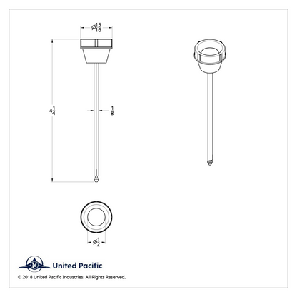 Headlight Switch Rod & Knob For 1957 Chevy Passenger Car