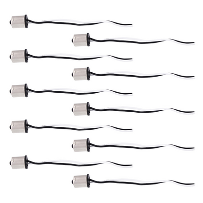 1156 Single Contact Style 2-Wire Tail Light Socket Plug Adapter (10 Pcs)