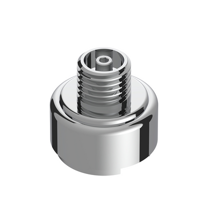 M30X3.5 Thread-On Gearshift Knob Chrome Mounting Adapter For Eaton Fuller Style 9/10 Speed - Vertical (Bulk)