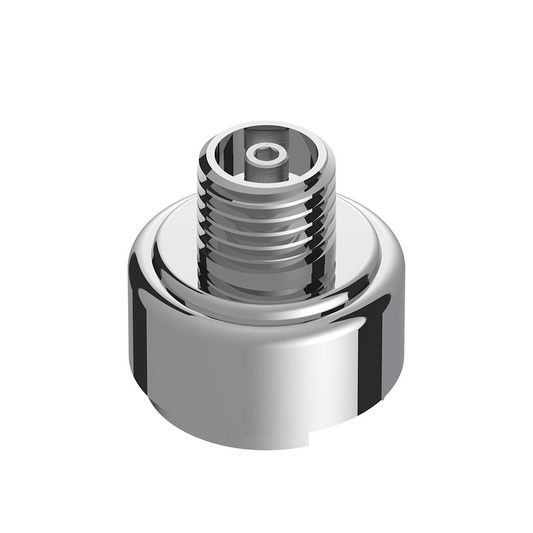 M30X3.5 Thread-On Gearshift Knob Chrome Mounting Adapter For Eaton Fuller Style 9/10 Speed - Vertical (Bulk)