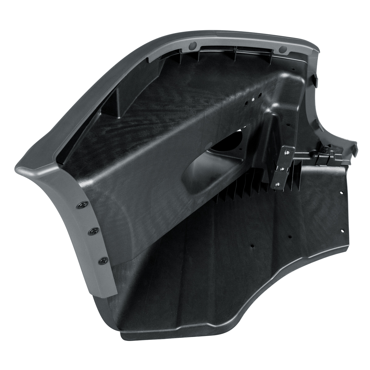 Bumper End Assembly With Fog Light Hole For 2008-2017 Freightliner Cascadia - Driver