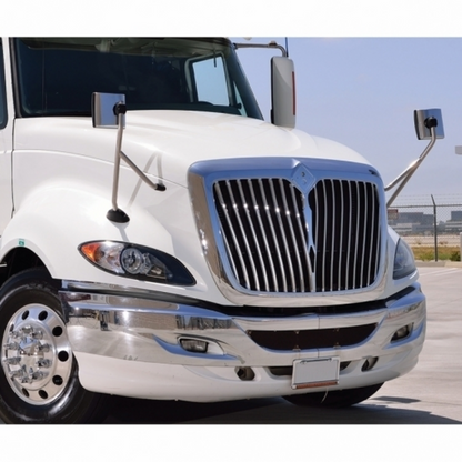 Chrome Hood Mirror Assembly For 2006-2017 International Prostar - Passenger