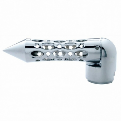 Daytona Spike Gearshift Knob With 13/15/18 Speed Adapter - Chrome/Horizontal