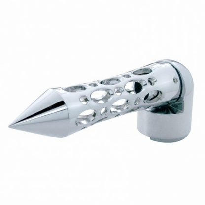 Daytona Spike Gearshift Knob With 13/15/18 Speed Adapter - Chrome/Horizontal