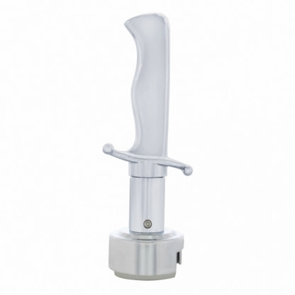 Dagger Gearshift Knob With 13/15/18 Speed Adapter - Chrome