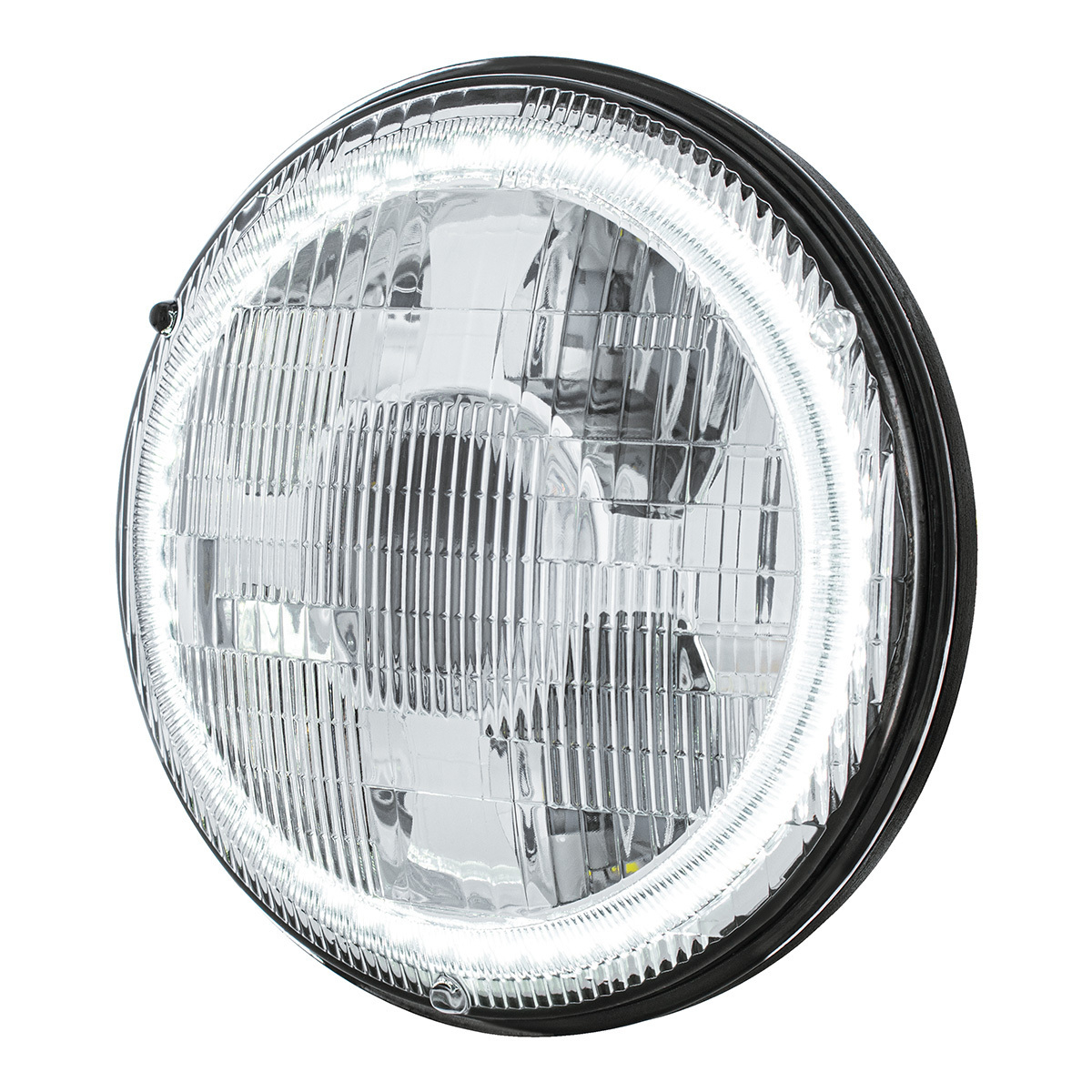 ULTRALIT - High Power LED 7" Projection Light With Dual Color LED Halo & Classic Style Lens