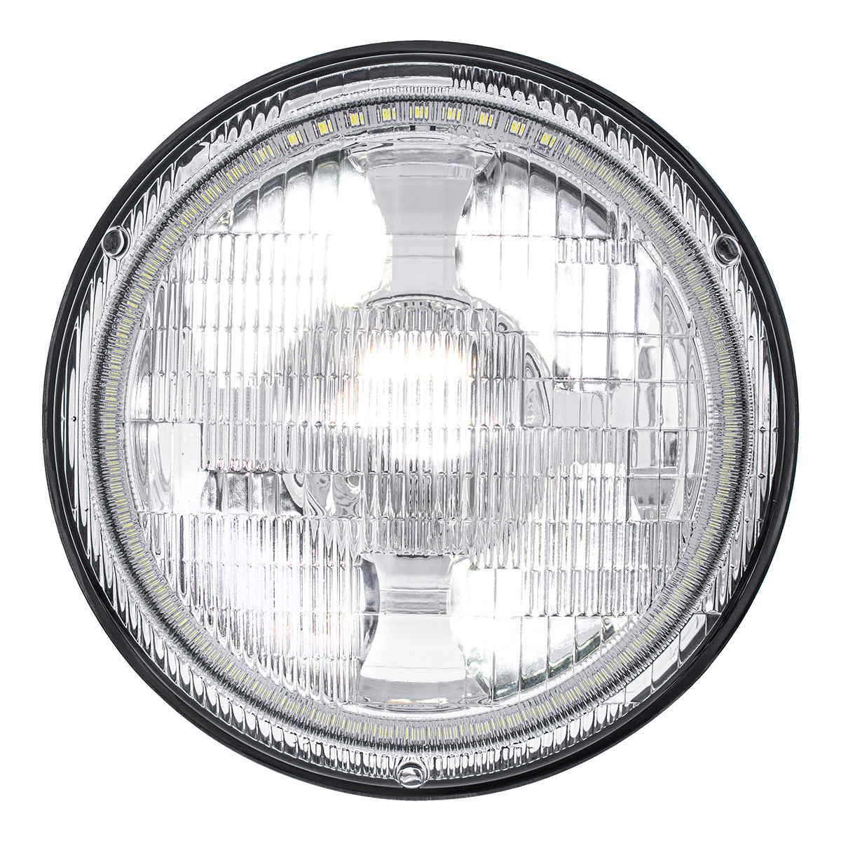 ULTRALIT - High Power LED 7" Projection Light With Dual Color LED Halo & Classic Style Lens