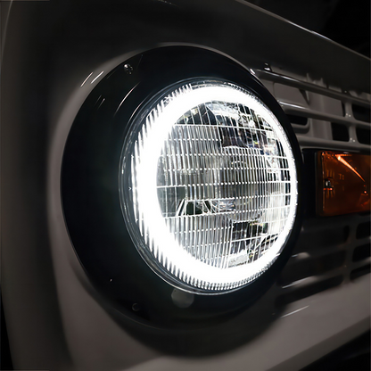 ULTRALIT - High Power LED 7" Projection Light With Dual Color LED Halo & Classic Style Lens