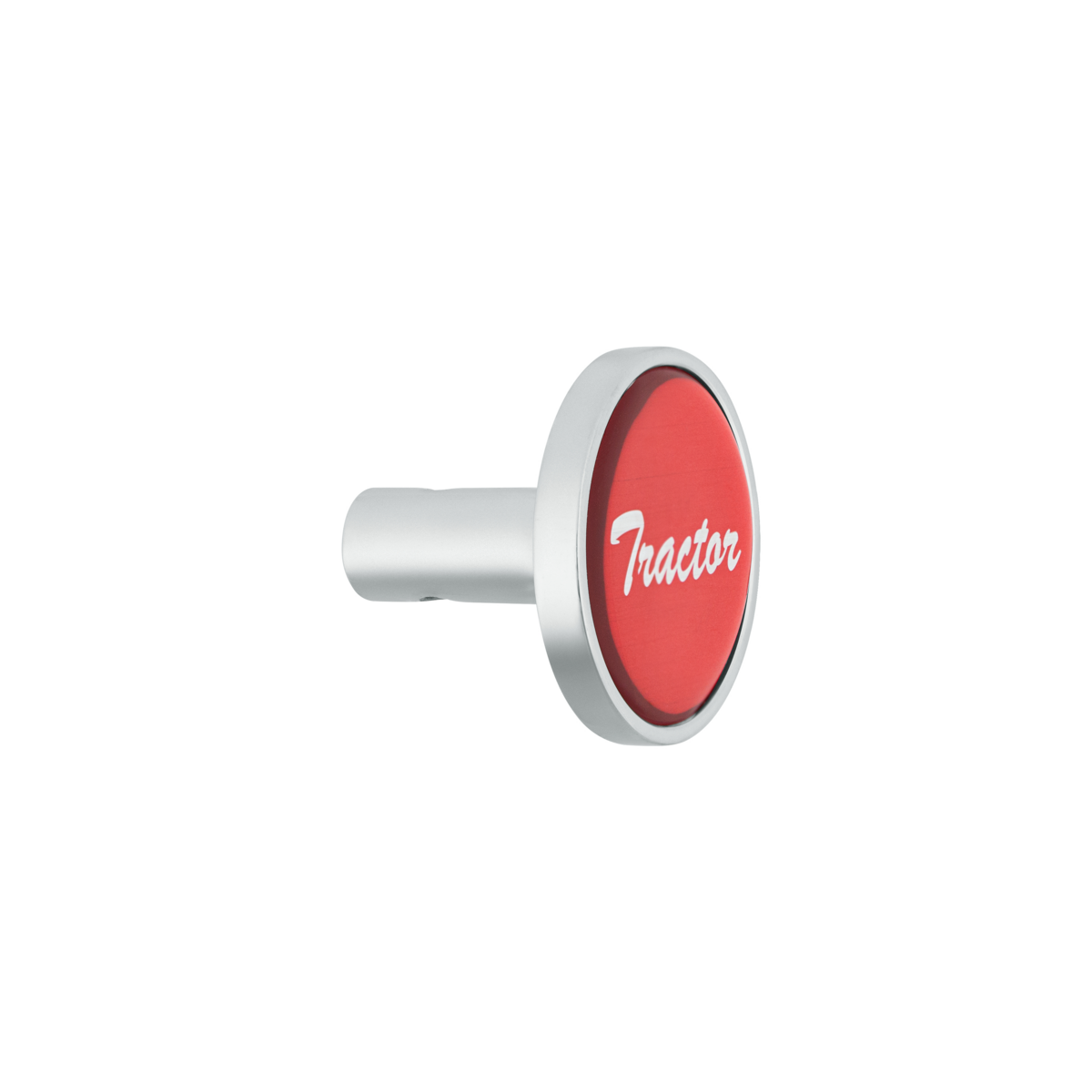"Tractor" Long Air Valve Knob - Red Glossy Sticker
