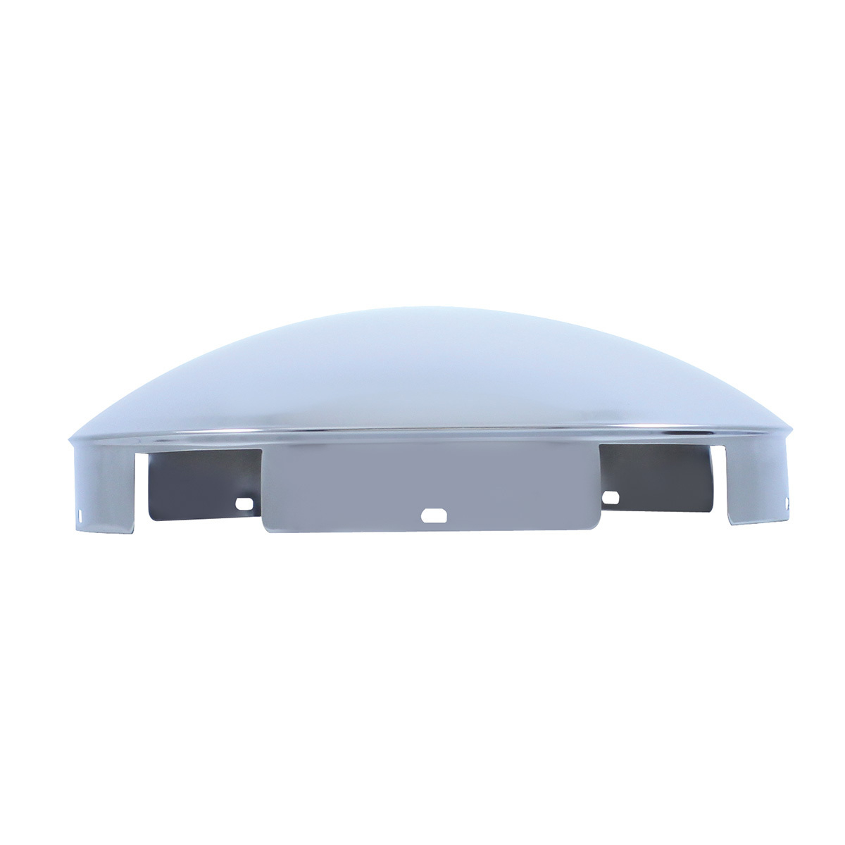 5 Even Notched Chrome Dome Front Hubcap - 1" Lip