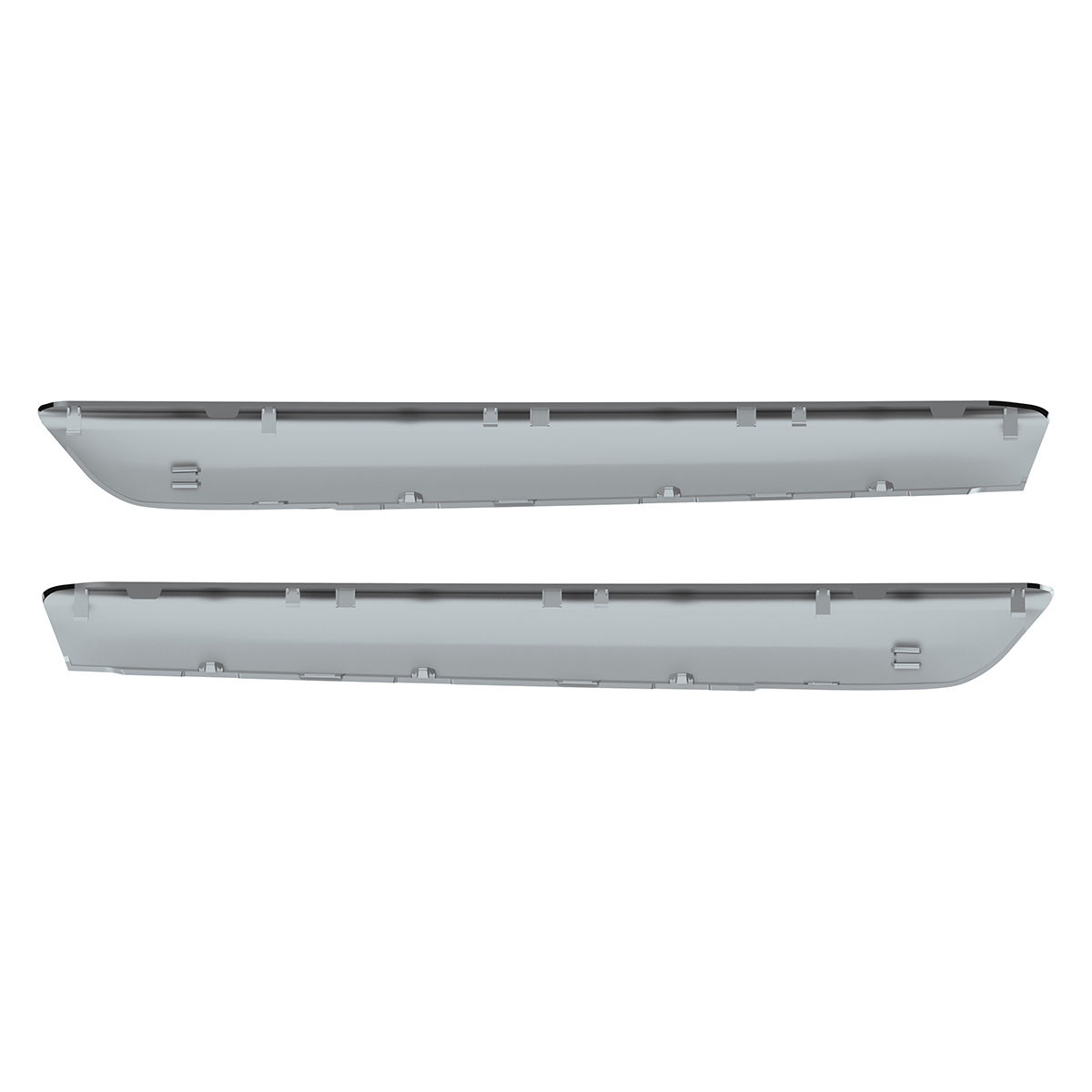 Chrome Plastic Door Grab Handle Covers For 2018-2026 Freightliner Cascadia (Pair)