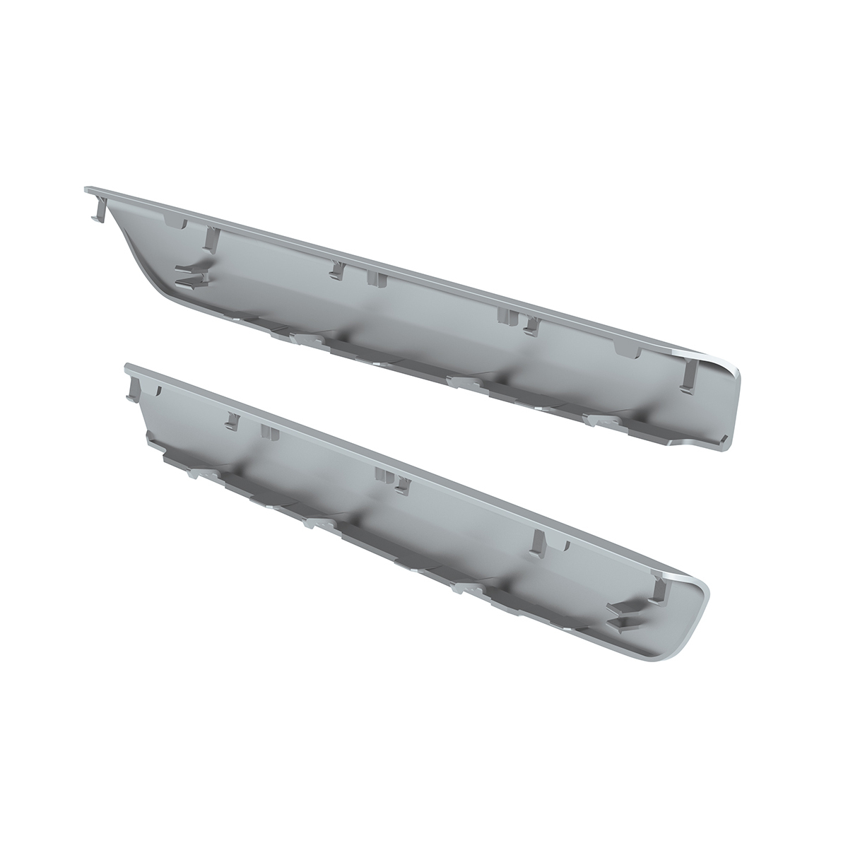 Chrome Plastic Door Grab Handle Covers For 2018-2026 Freightliner Cascadia (Pair)