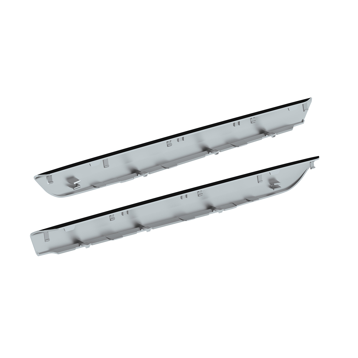 Chrome Plastic Door Grab Handle Covers For 2018-2026 Freightliner Cascadia (Pair)