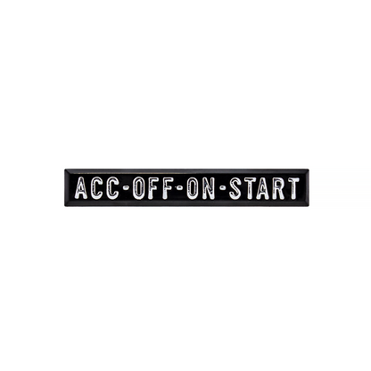 ACC-OFF-ON-START Ignition Plate for 1967-1972 Chevrolet & GMC Truck