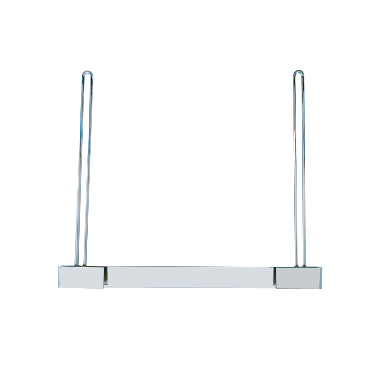 24" X 21" Chrome Anti-Sail Bracket - 2" Bottom