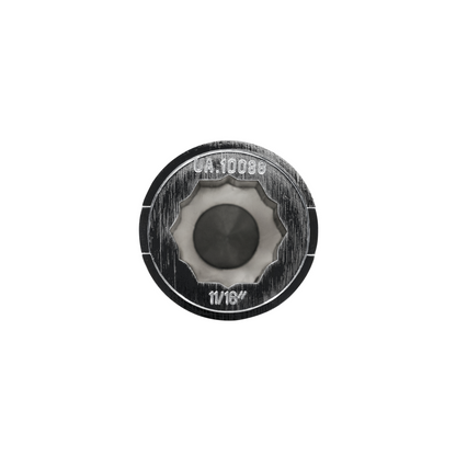 11/16" X 1-1/4" Chrome Plastic Pointed Nut Cover - Push-On