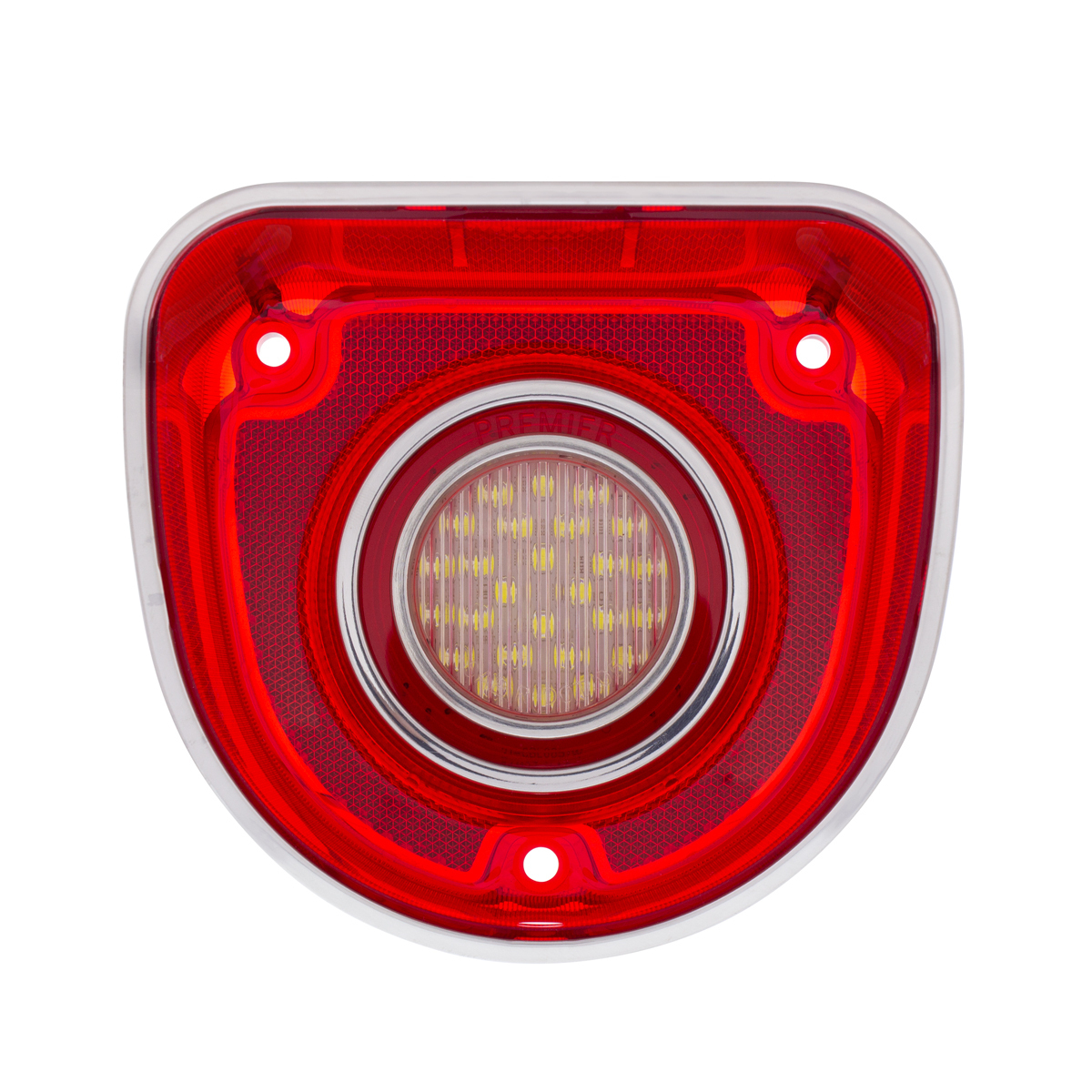 26 LED Backup Light With Stainless Steel Trim Rings For 1968 Chevrolet Caprice/Impala