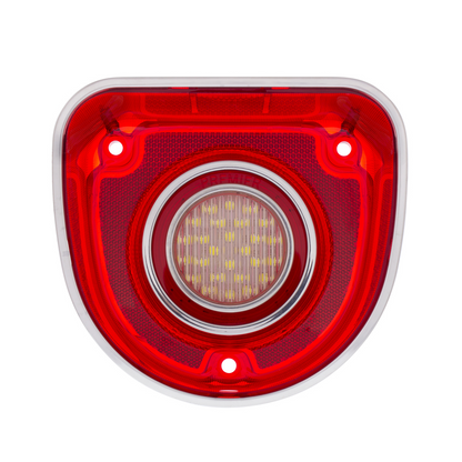 26 LED Backup Light With Stainless Steel Trim Rings For 1968 Chevrolet Caprice/Impala