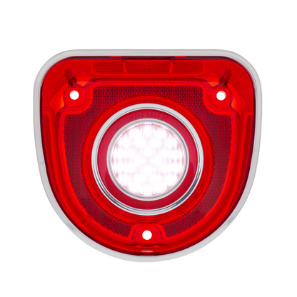 26 LED Backup Light With Stainless Steel Trim Rings For 1968 Chevrolet Caprice/Impala
