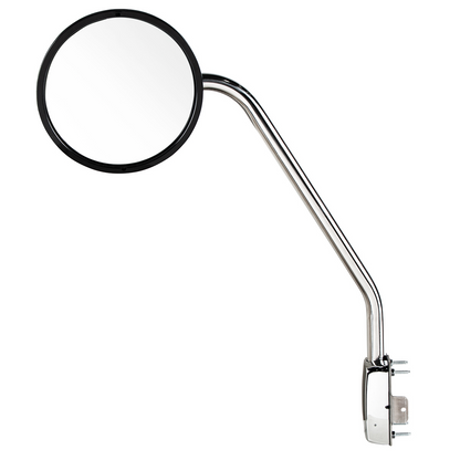 Chrome Hood Mirror For 2013-2021 Kenworth T680 - Driver