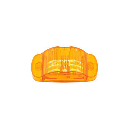 8 LED Rectangular Clearance/Marker Light- Amber LED/Amber Lens (Bulk)