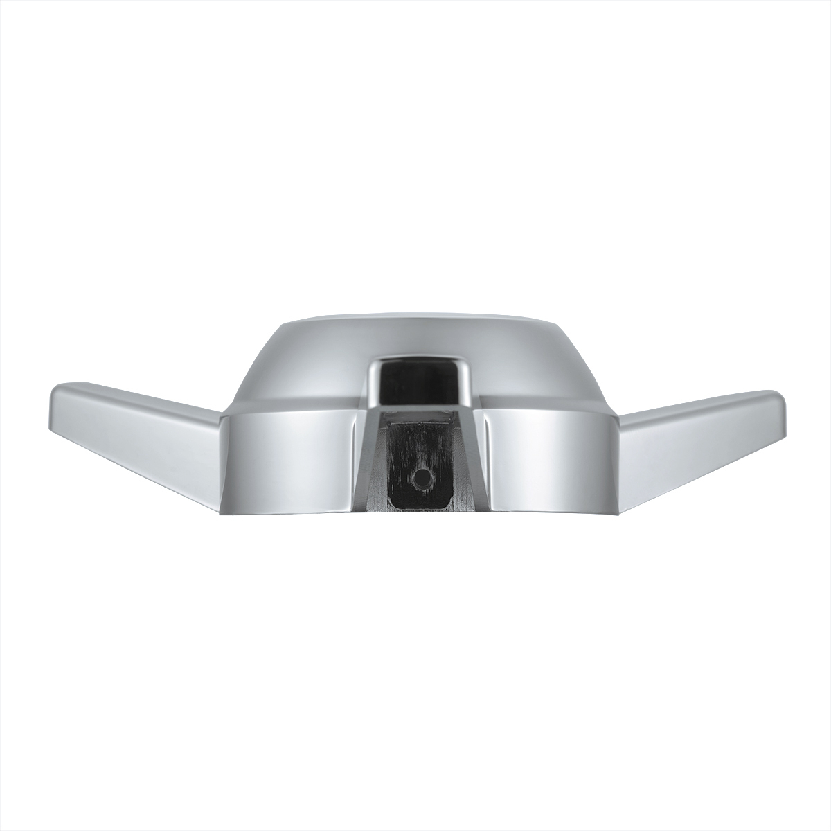 Chrome Plastic 3 Bar Straight Hubcap Spinner Only
