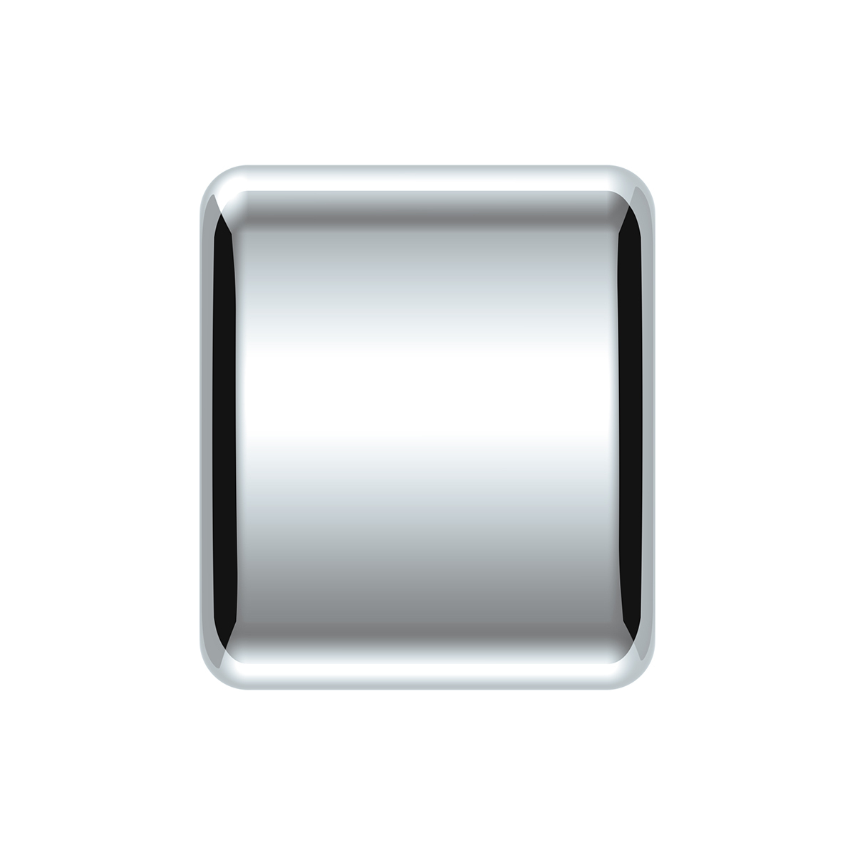 Chrome Plastic A/C & Heater Slider Control Knob For Kenworth/Freightliner - Plain (Card Of 3)