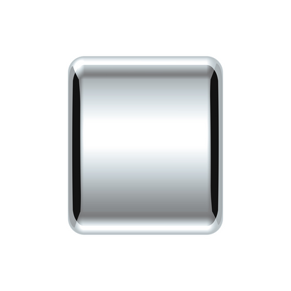 Chrome Plastic A/C & Heater Slider Control Knob For Kenworth/Freightliner - Plain (Card Of 3)