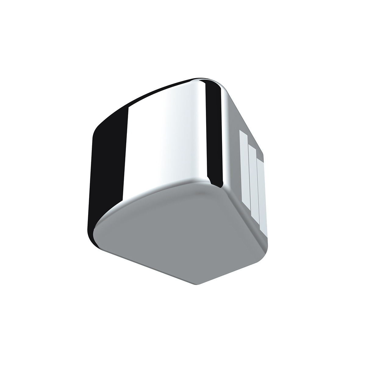 Chrome Plastic A/C & Heater Slider Control Knob For Kenworth/Freightliner - Plain (Card Of 3)