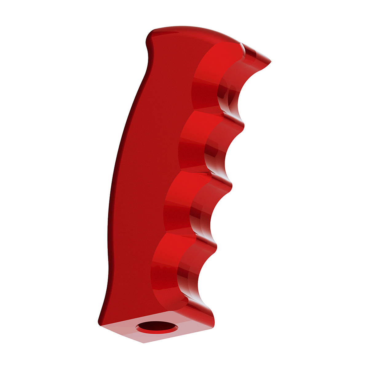 Thread-On Pistol Grip Gearshift Knob - Candy Red