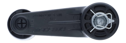 Window Crank Handle (2pcs) Plastic, Metal Texture Black for 1984-2026 Toyota Land Cruiser; 1990-1992 Daihatsu Rocky