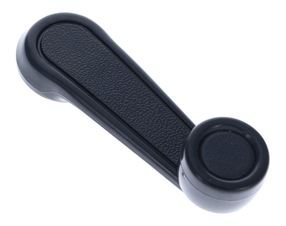 Window Crank Handle (2pcs) Plastic, Metal Texture Black for 1984-2026 Toyota Land Cruiser; 1990-1992 Daihatsu Rocky