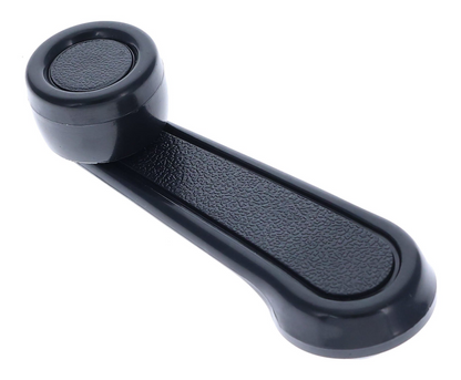 Window Crank Handle (2pcs) Plastic, Metal Texture Black for 1984-2026 Toyota Land Cruiser; 1990-1992 Daihatsu Rocky