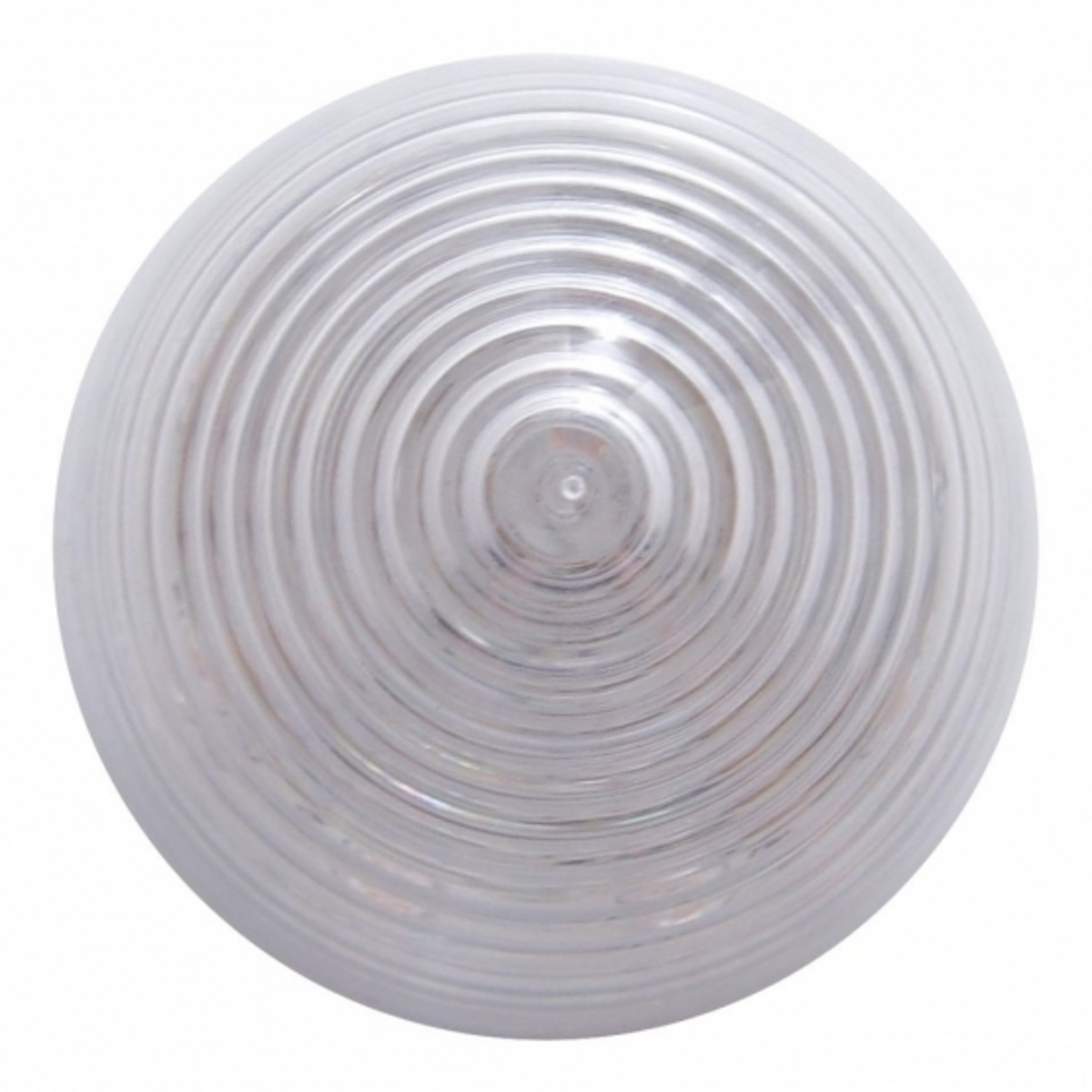 13 LED 2.5" Round Beehive Light (Clearance/Marker) - Red LED/Clear Lens