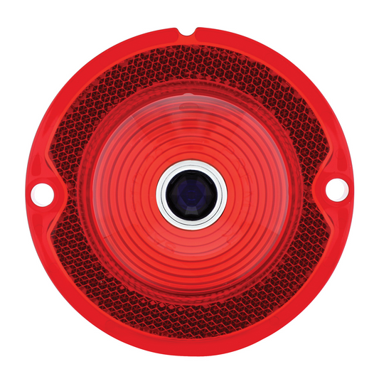 Tail Light Lens With Blue Dot For 1958 Chevy Passenger Car