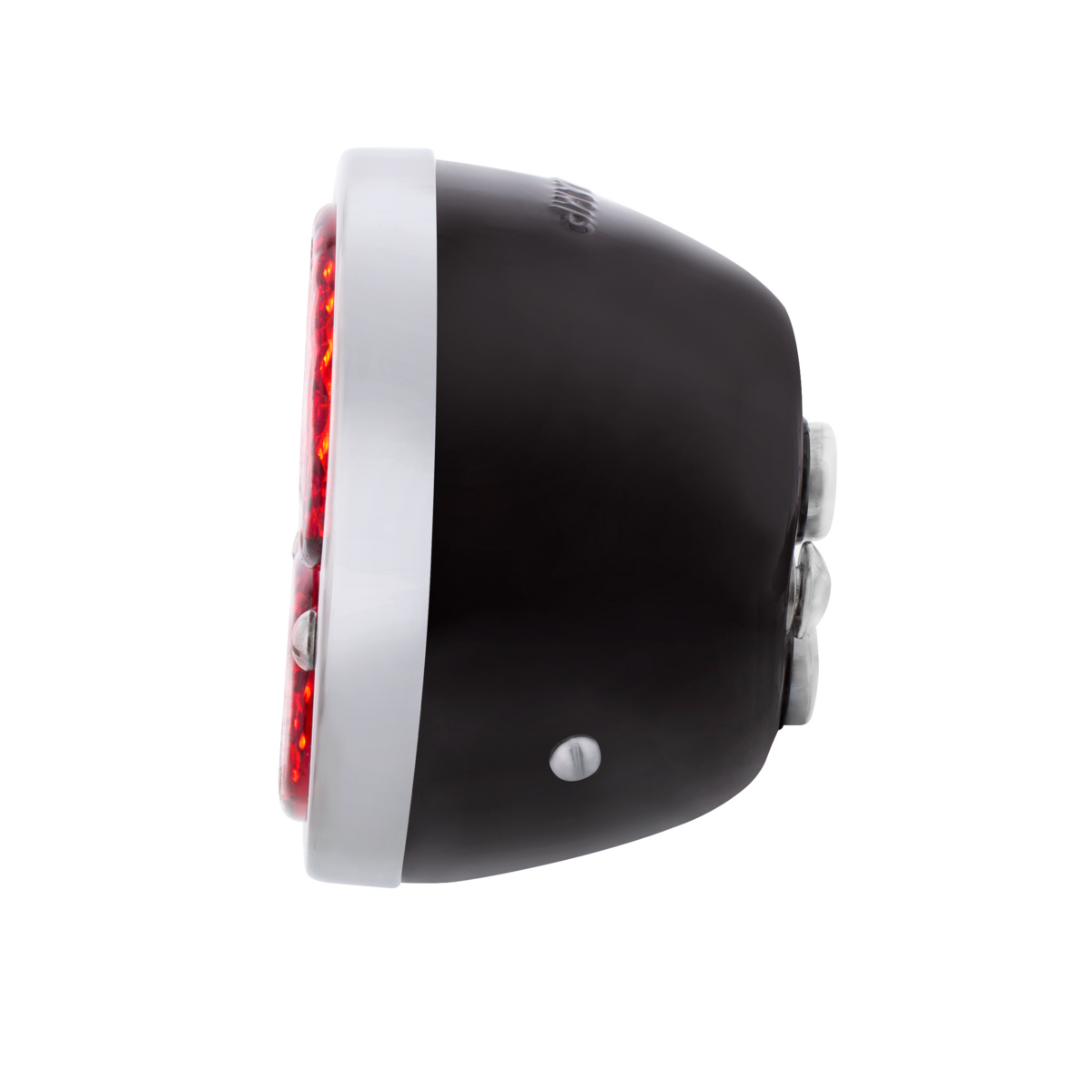 31 LED Sequential Tail Light Assembly With 4 LED LP Light, Black Housing, & SS Rim For 1928-31 Ford Car - L/H; 31 LED Sequential Tail Light Assembly With Black Housing & SS Rim For 1928-31 Ford Car - R/H (2pcs)