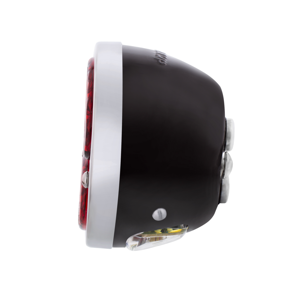 31 LED Sequential Tail Light Assembly With 4 LED LP Light, Black Housing, & SS Rim For 1928-31 Ford Car - L/H; 31 LED Sequential Tail Light Assembly With Black Housing & SS Rim For 1928-31 Ford Car - R/H (2pcs)