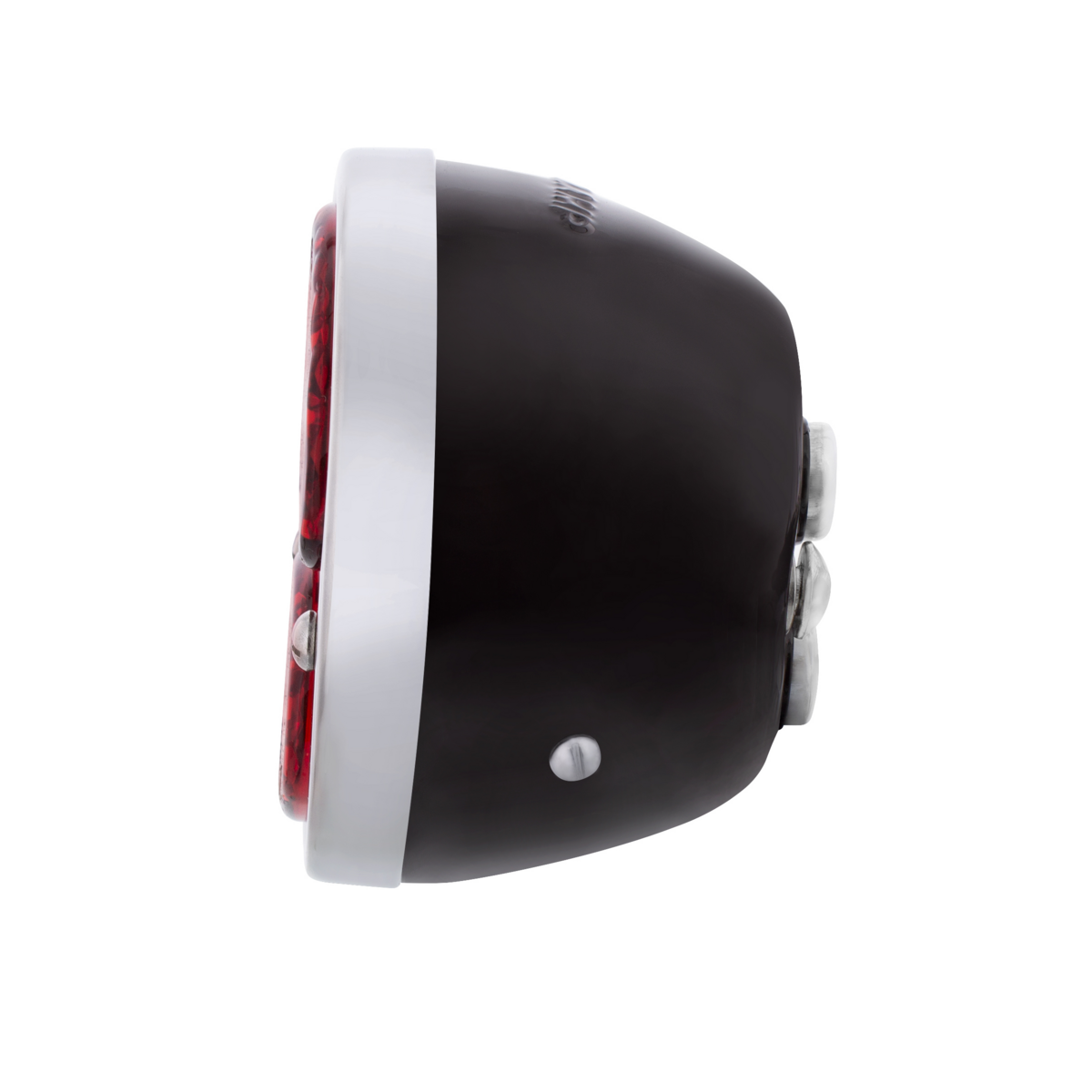 31 LED Sequential Tail Light Assembly With 4 LED LP Light, Black Housing, & SS Rim For 1928-31 Ford Car - L/H; 31 LED Sequential Tail Light Assembly With Black Housing & SS Rim For 1928-31 Ford Car - R/H (2pcs)