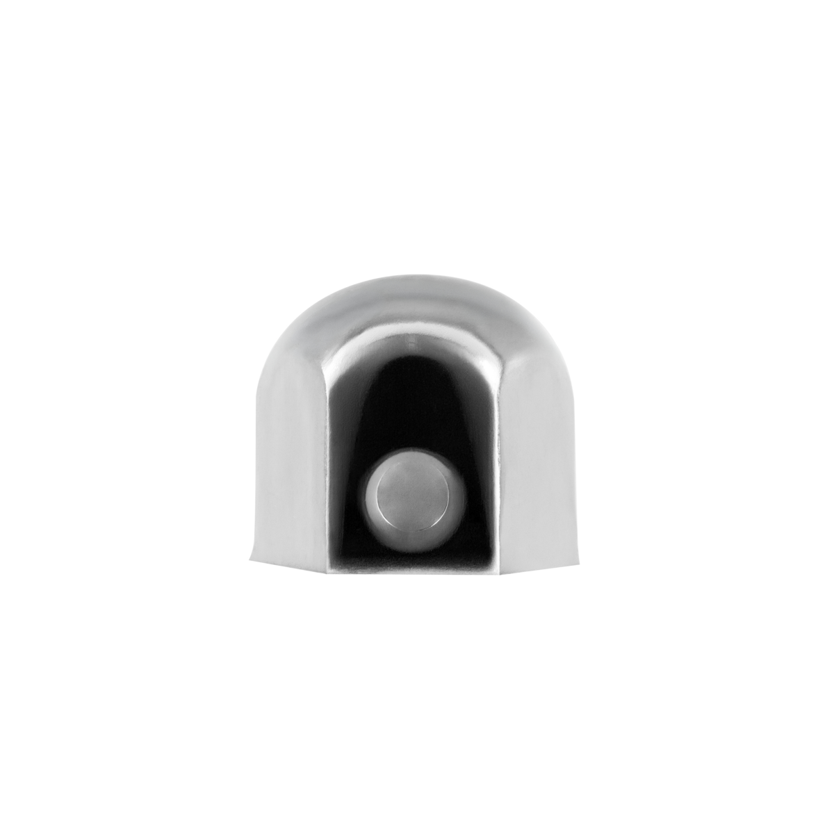 1-1/2" X 1-1/2" Chrome Steel Standard Nut Cover