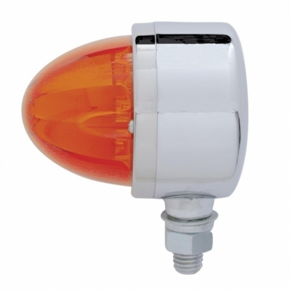 17 LED Watermelon Single Face Light - Amber LED/Dark Amber Lens