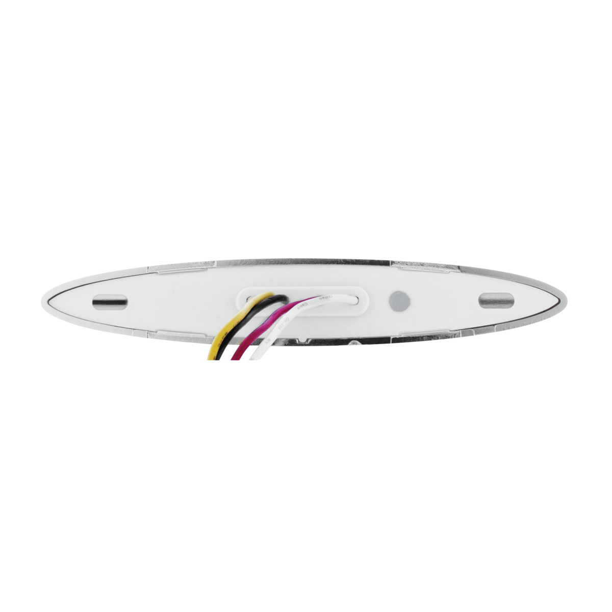 Double Fury 6 LED Dual Function 6" Marker Light With Chrome Bezel-Red & Blue/Clear Lens
