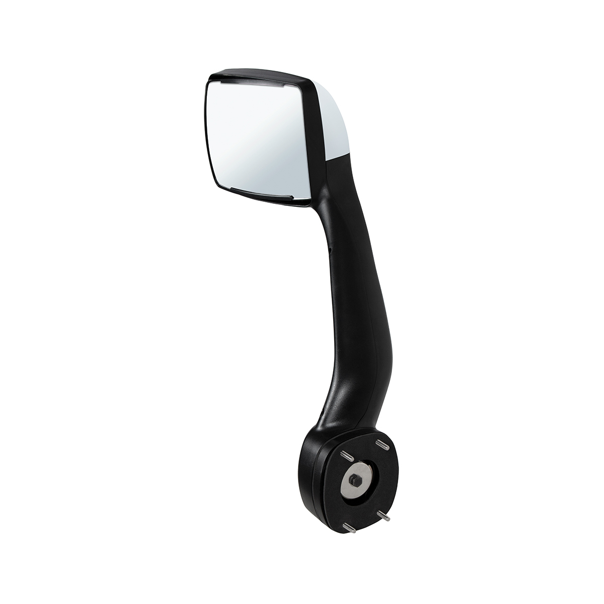 Chrome Hood Mirror For 2013-2021 Kenworth T680 & Peterbilt 579-Driver